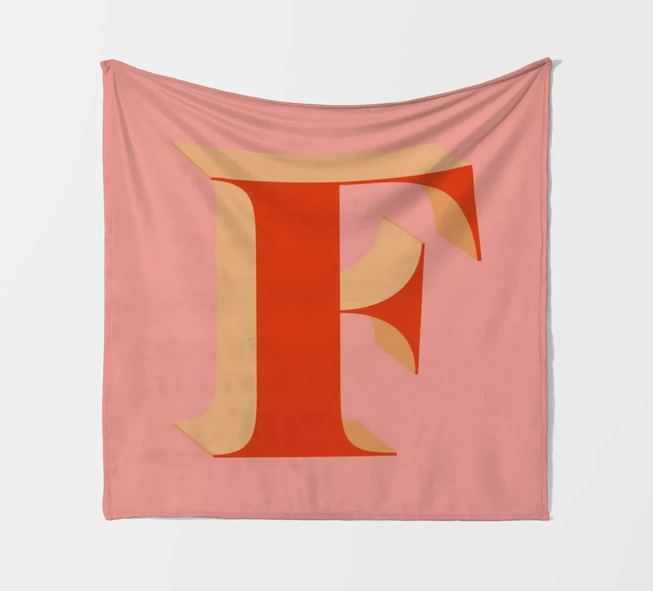Red F coperta in pile da daylight design studio