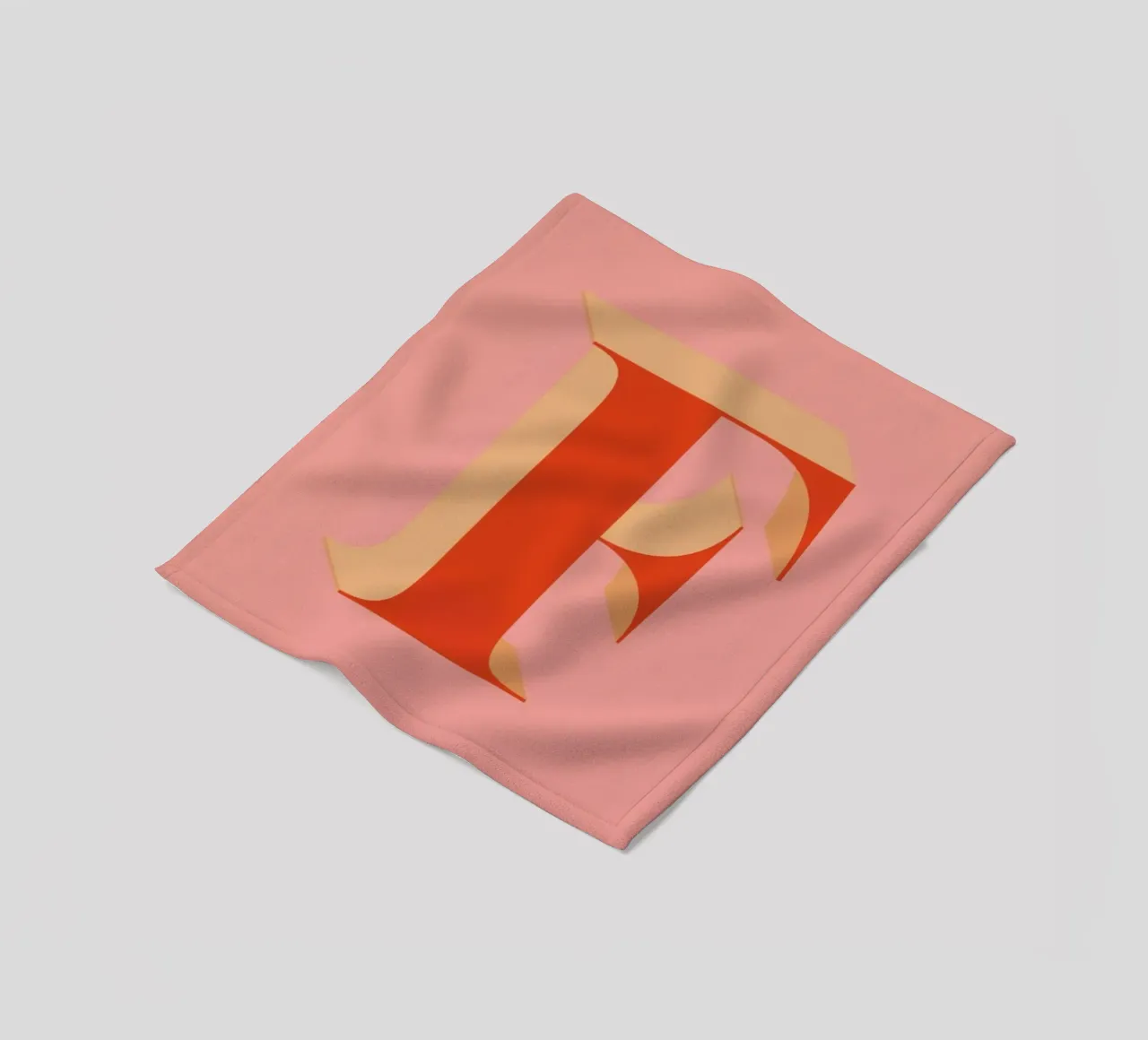Red F coperta in pile da daylight design studio