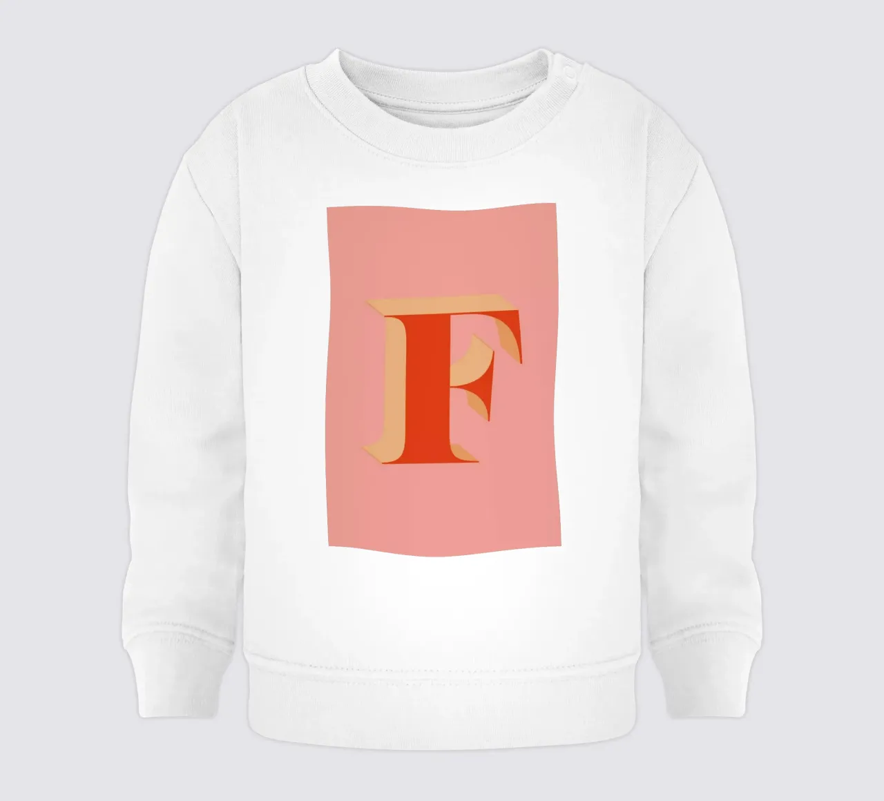 Red F sudadera de bebé de daylight design studio