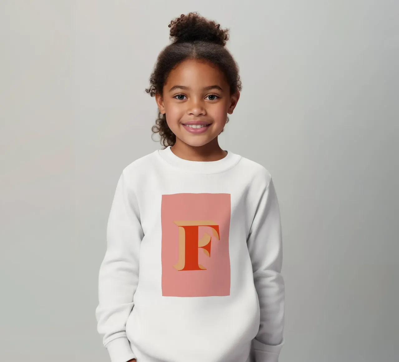 Red F felpa bambino da daylight design studio