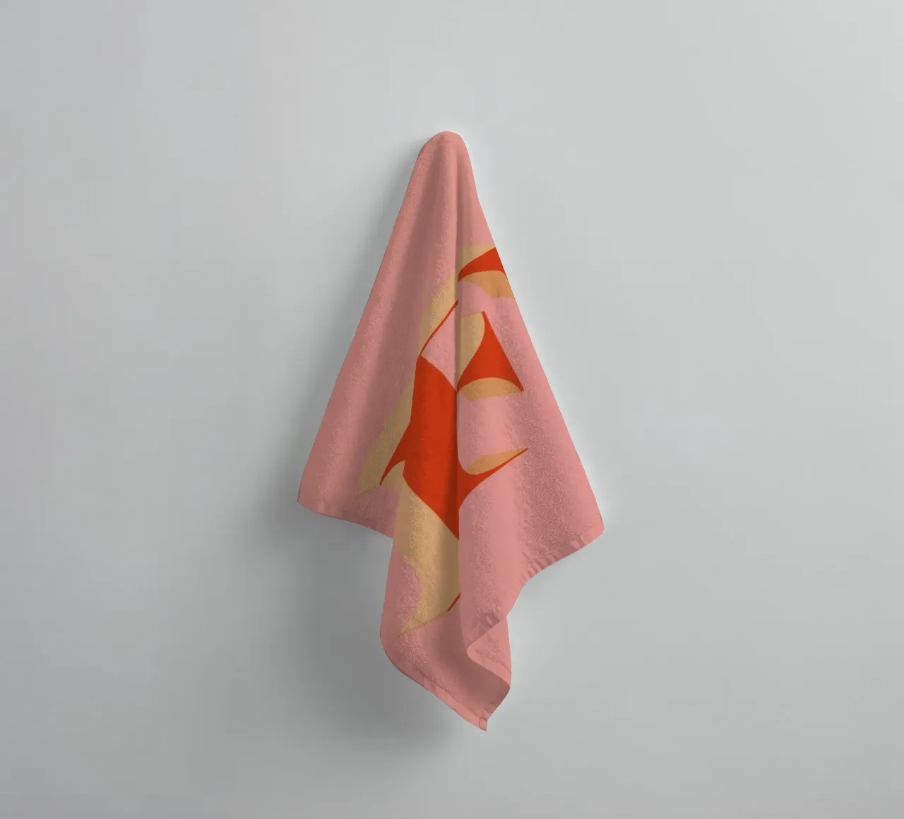 Red F asciugamano da bagno da daylight design studio