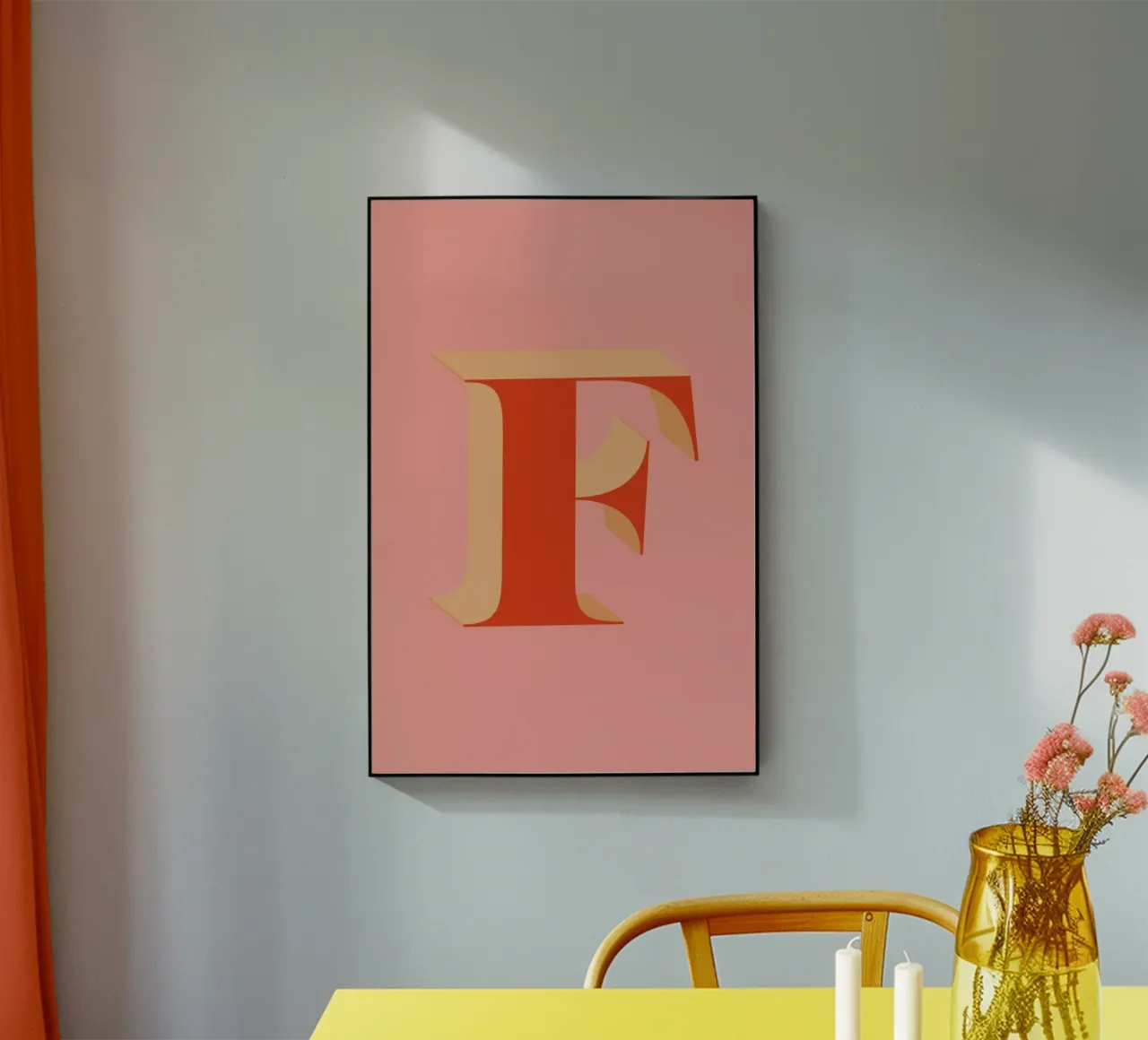 Red F plexiglass da daylight design studio