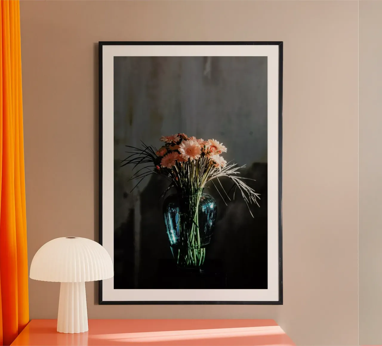 Decorative Dark Bouquet Of Flowers carta hahnemühle da Sebastian Hilgetag