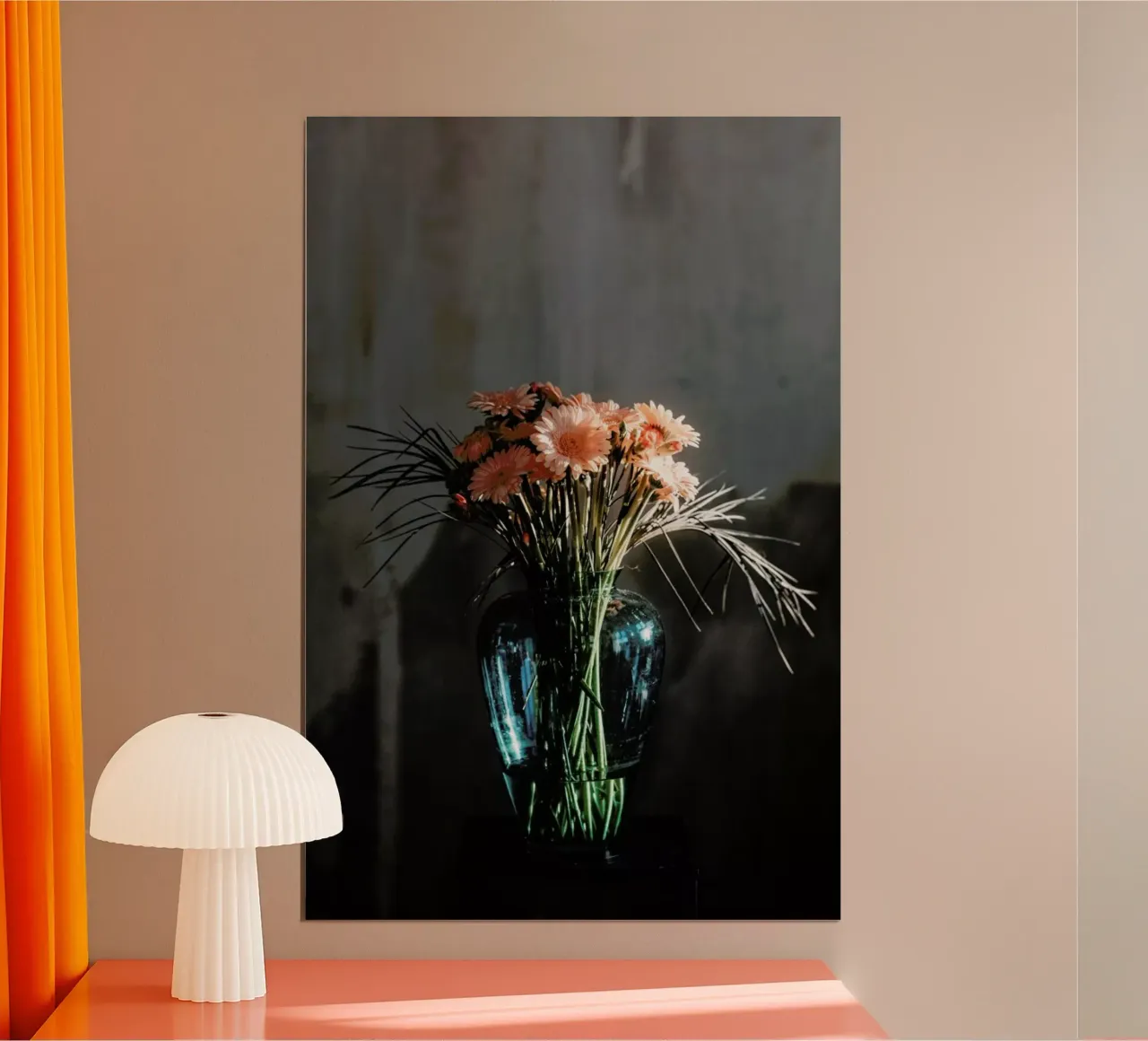 Decorative Dark Bouquet Of Flowers carta hahnemühle da Sebastian Hilgetag