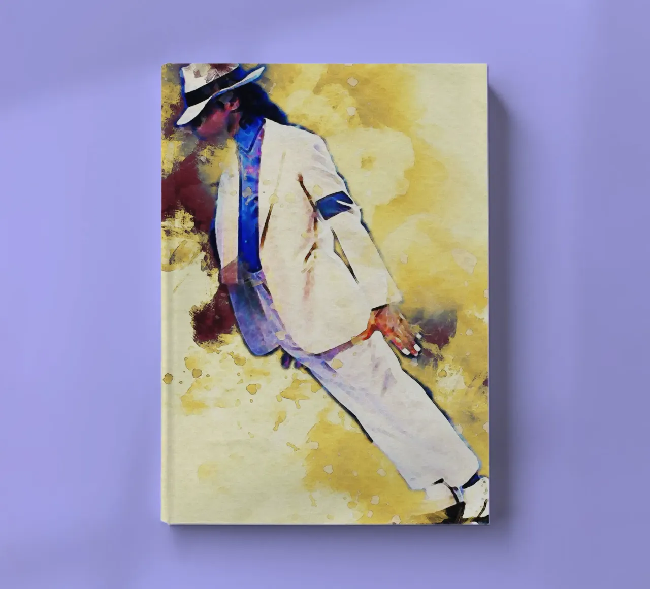 Smudge Michael Jackson (Smooth Criminal) notebook by Gunawan Rb
