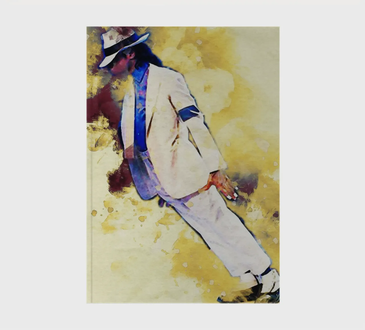 Smudge Michael Jackson (Smooth Criminal) notebook by Gunawan Rb