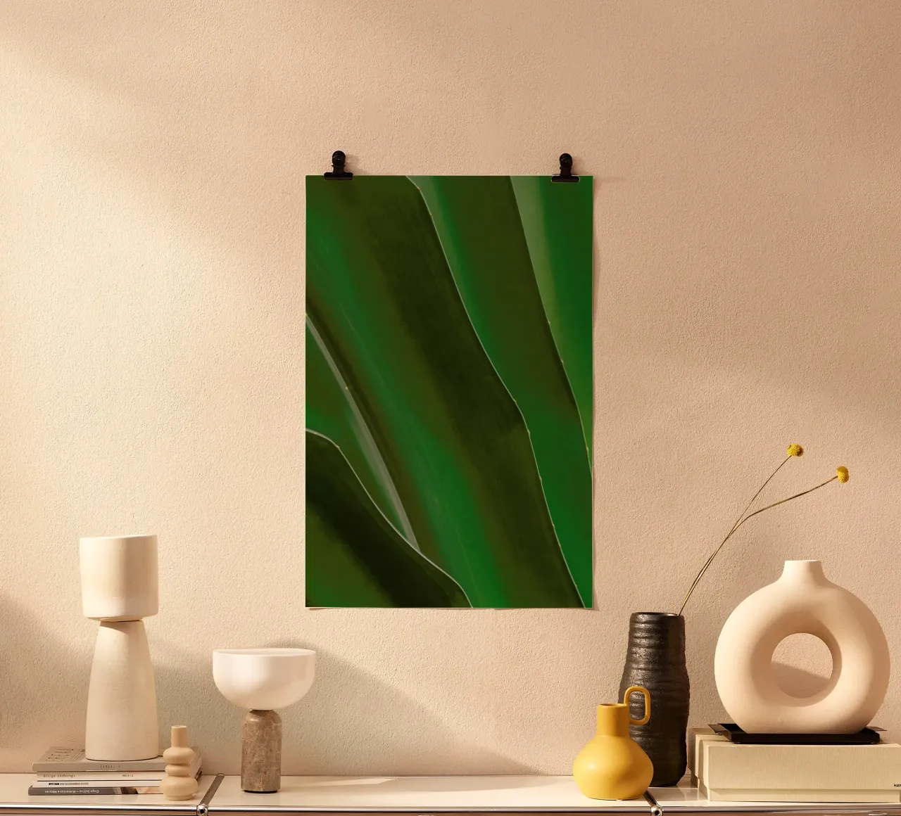 Layered Leaves 3 poster by Nur Mut