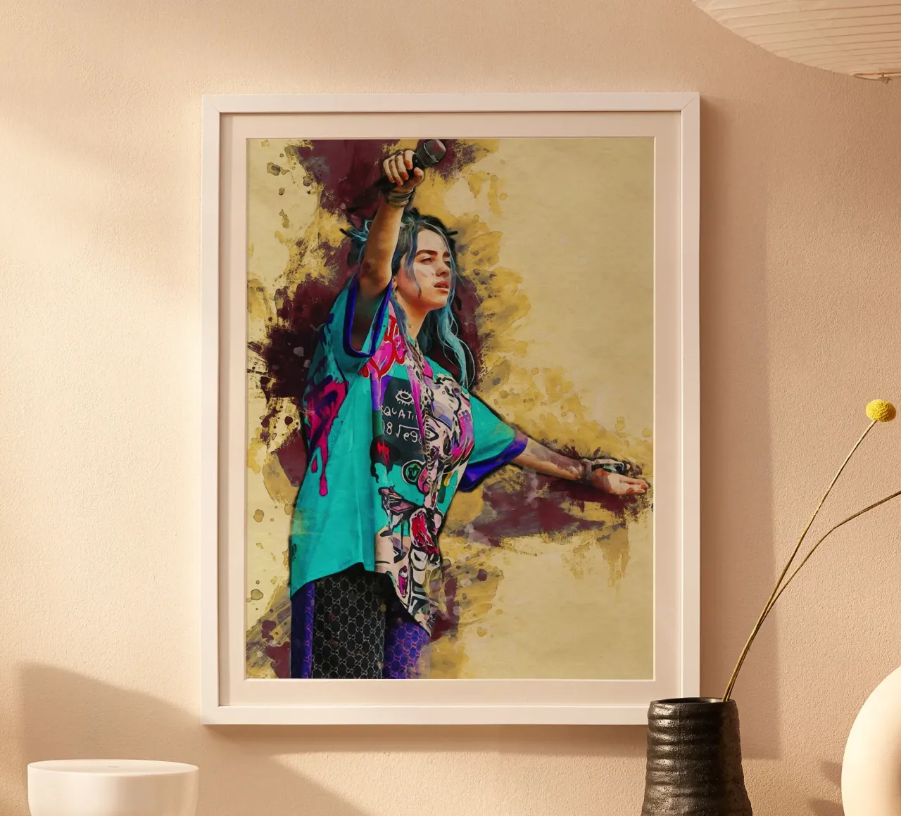 Billie Ellish poster van Gunawan Rb
