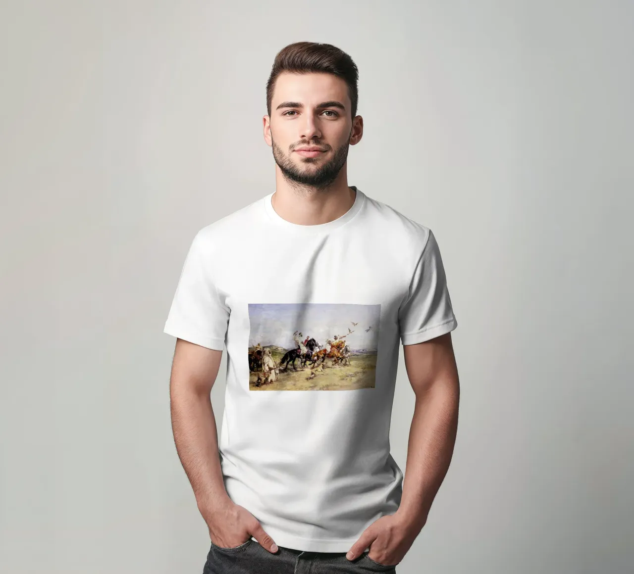 Rousseau - The Falcon Chase t-shirt da ARTOTHEK