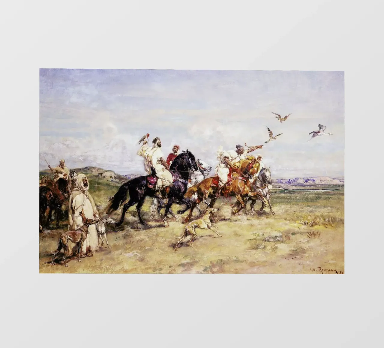 Rousseau - The Falcon Chase pellicola backlit da ARTOTHEK