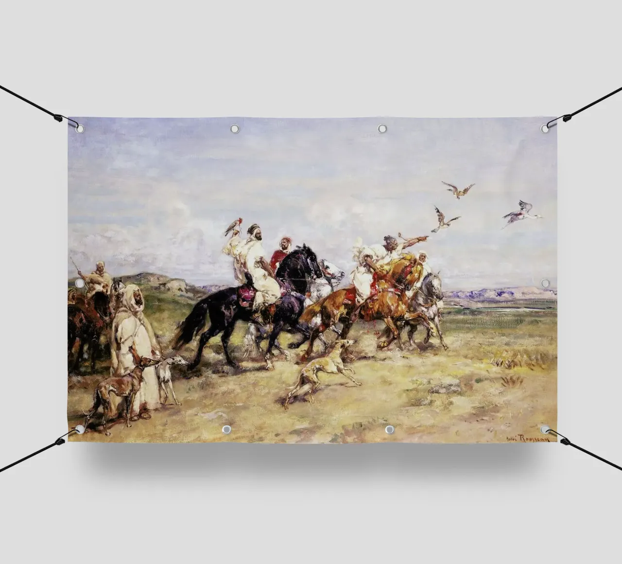 Rousseau - The Falcon Chase telo in pvc da ARTOTHEK