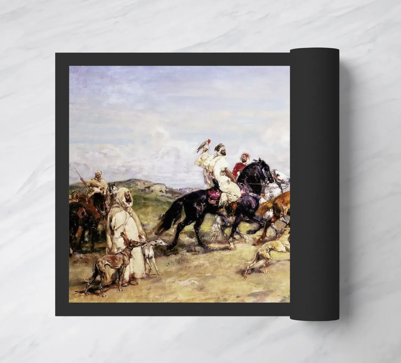 Rousseau - The Falcon Chase zerbino da ARTOTHEK