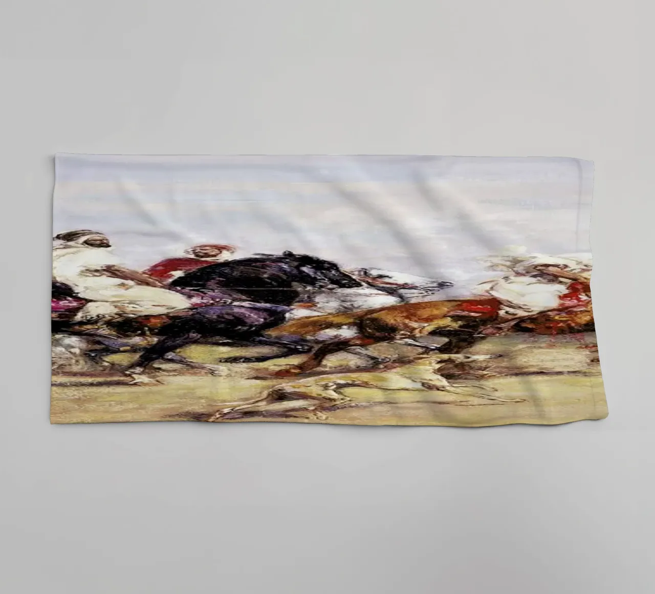 Rousseau - The Falcon Chase Handtuch von ARTOTHEK