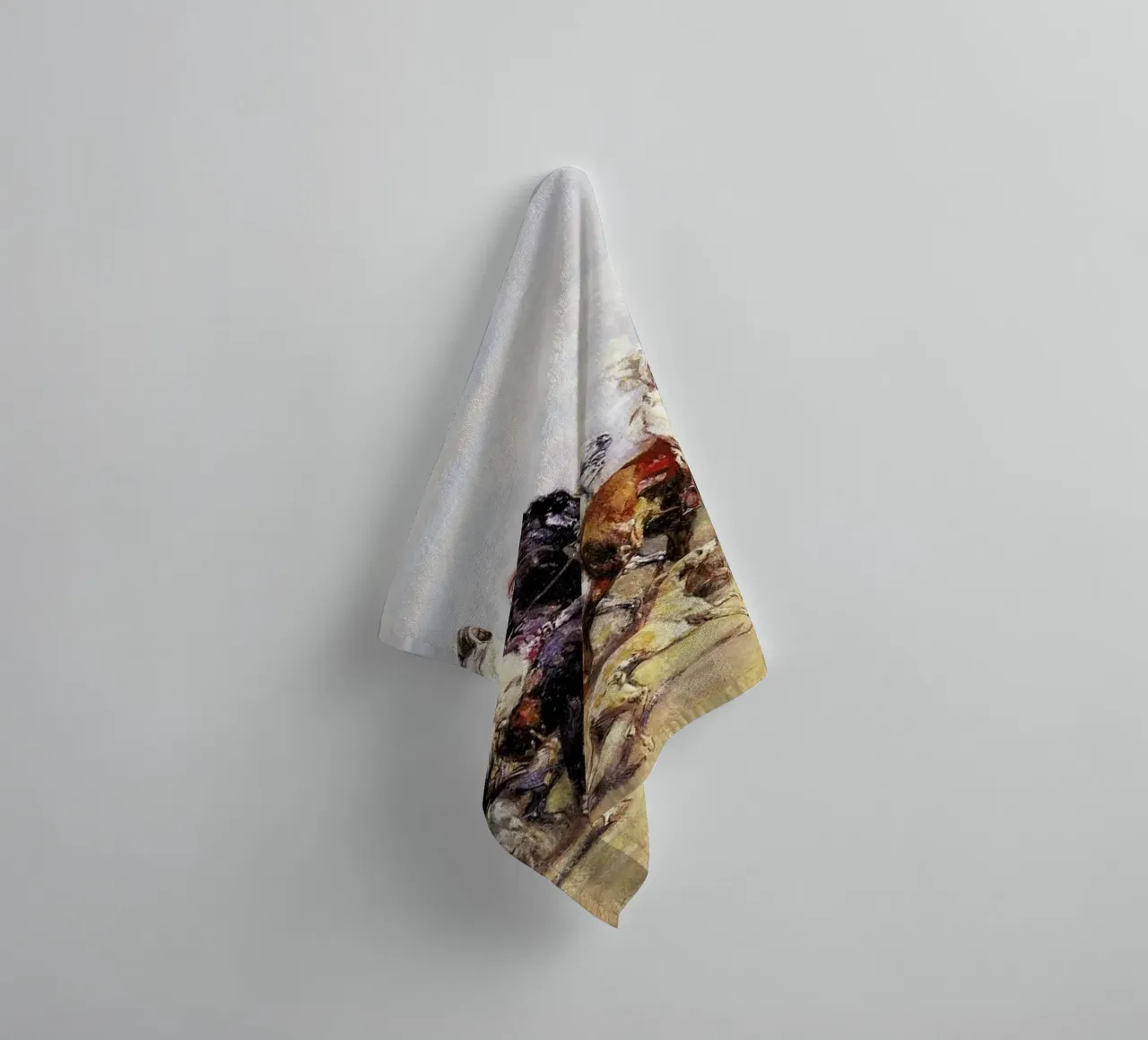 Rousseau - The Falcon Chase Handtuch von ARTOTHEK