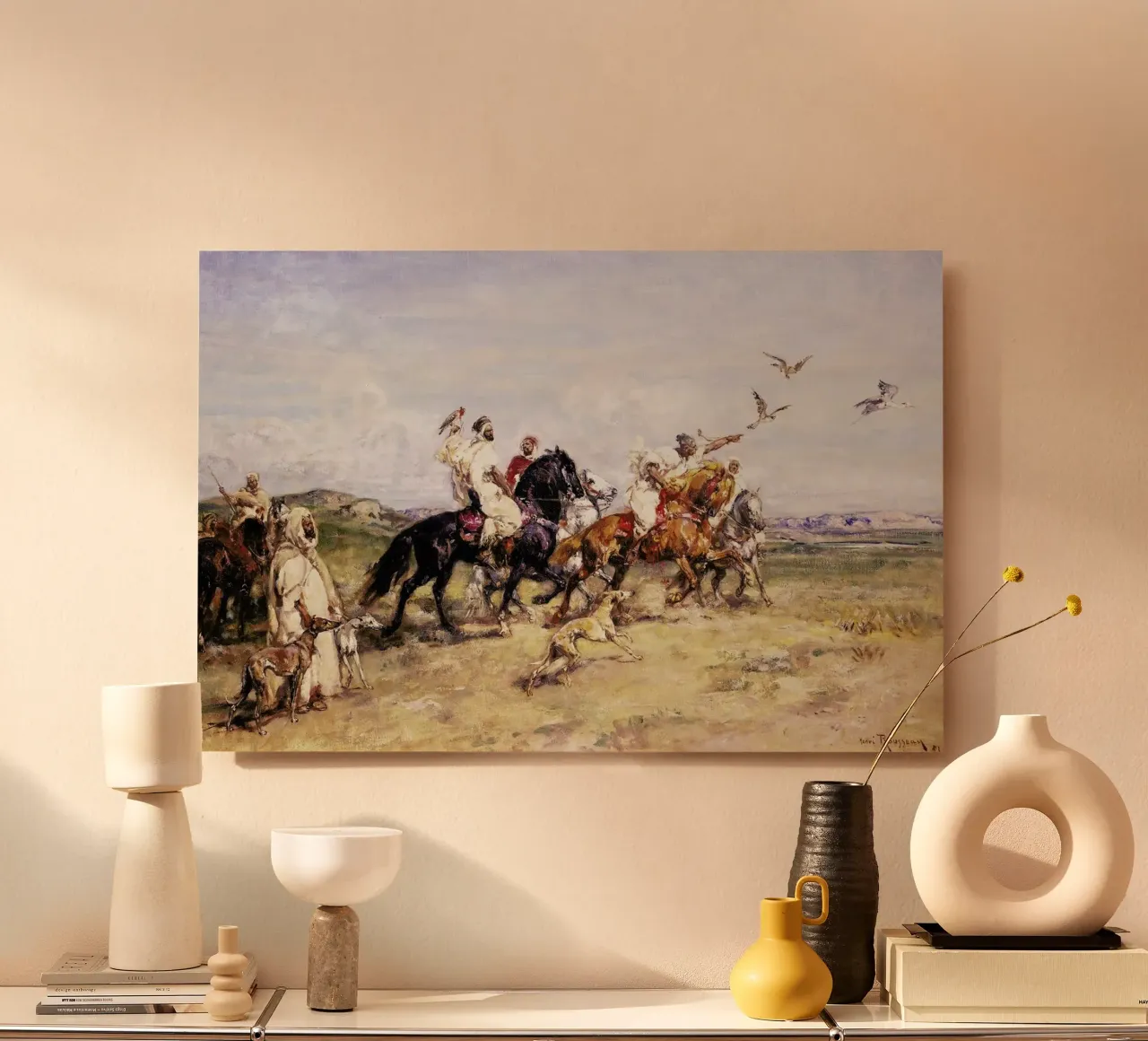 Rousseau - The Falcon Chase alluminio dibond da ARTOTHEK