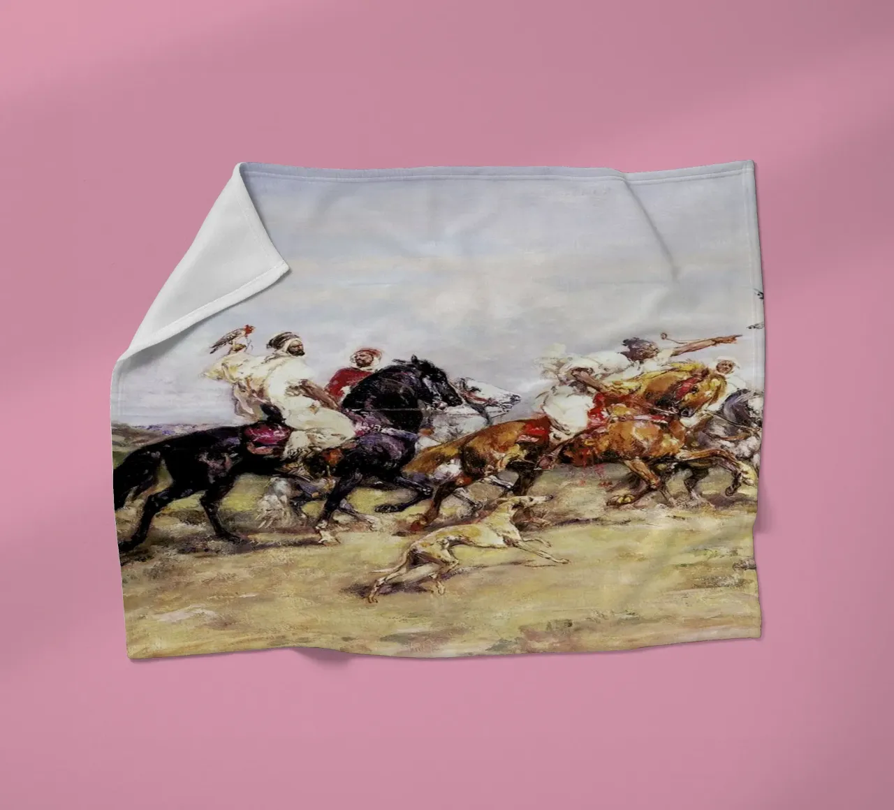 Rousseau - The Falcon Chase coperta in pile da ARTOTHEK