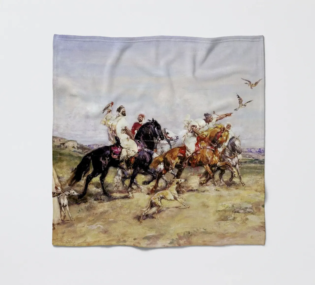Rousseau - The Falcon Chase coperta in pile da ARTOTHEK
