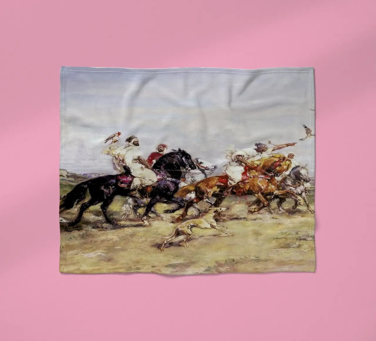 Rousseau - The Falcon Chase coperta in pile da ARTOTHEK
