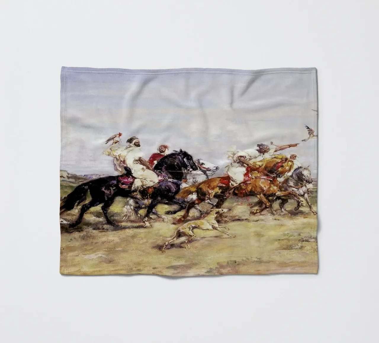 Rousseau - The Falcon Chase coperta in pile da ARTOTHEK