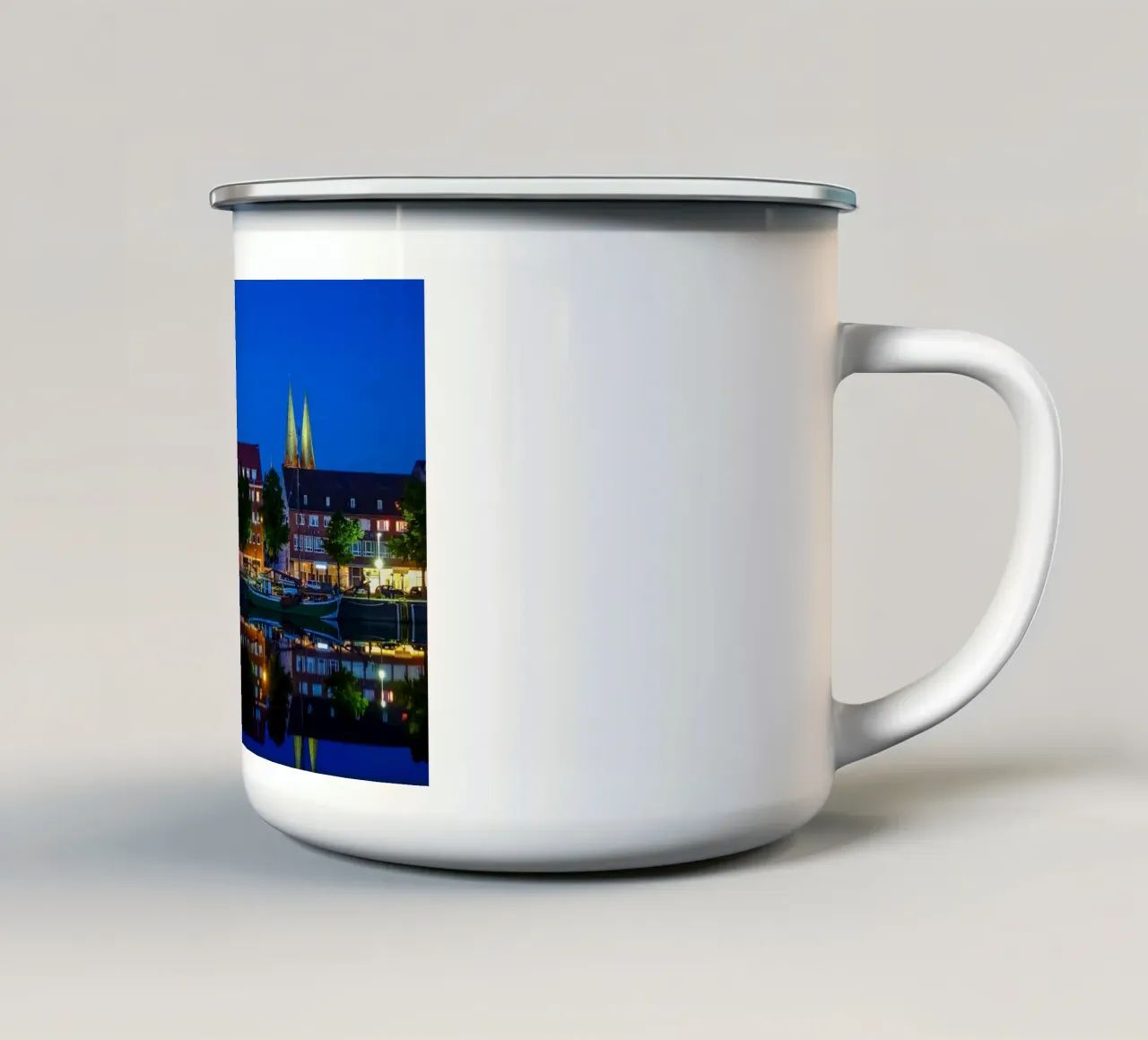 città natura 11 tazza in smalto da Bttn