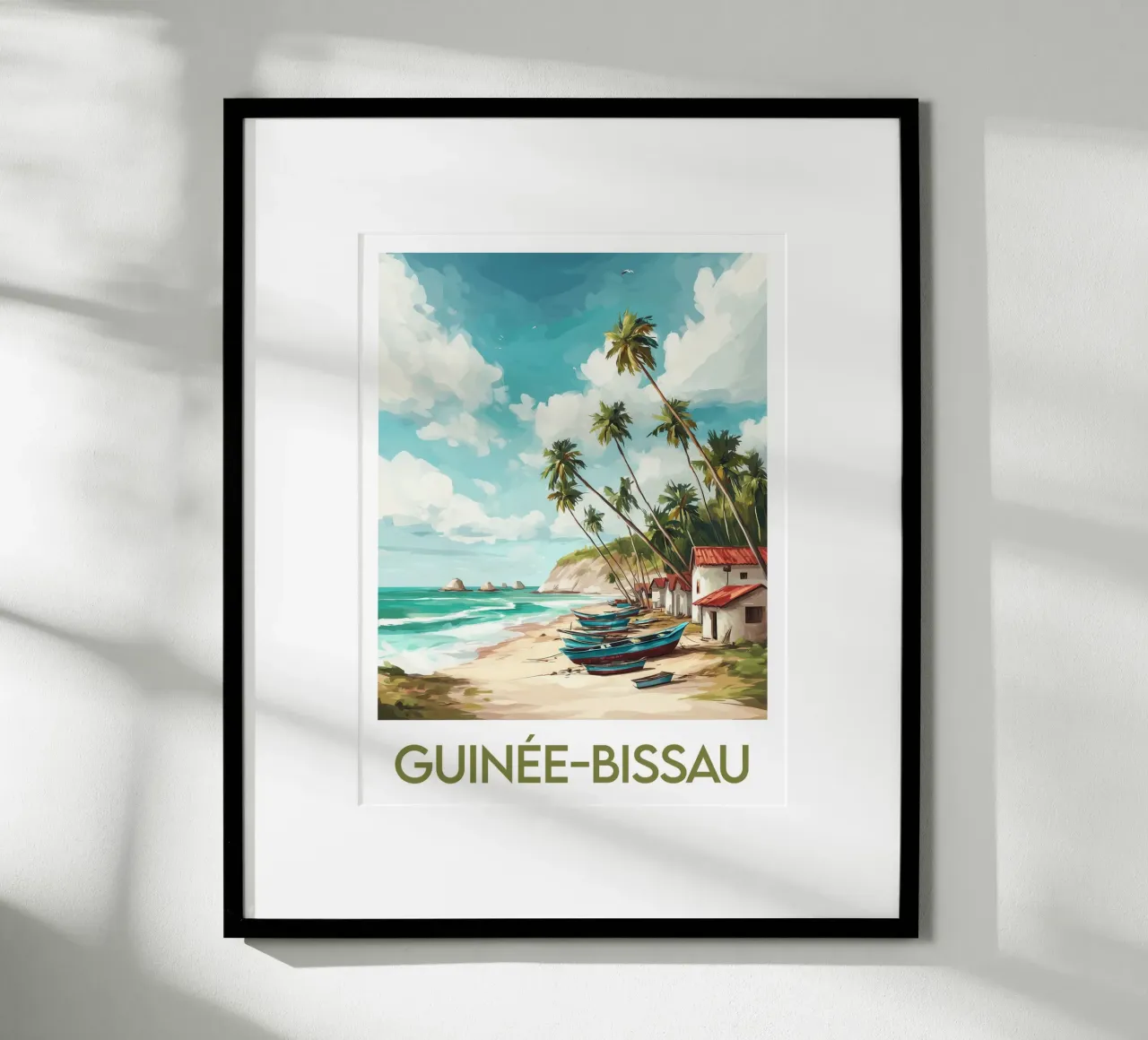 Manifesto della Guinea-Bissau poster da Frame the World