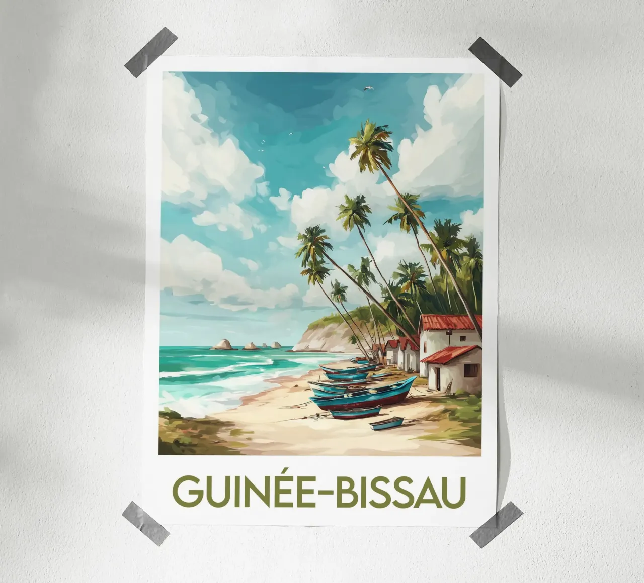 Manifesto della Guinea-Bissau poster da Frame the World