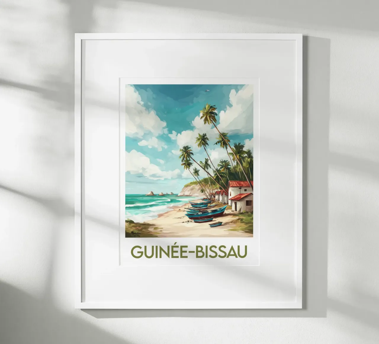 Manifesto della Guinea-Bissau poster da Frame the World