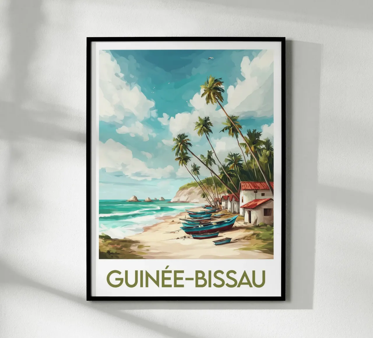 Manifesto della Guinea-Bissau poster da Frame the World