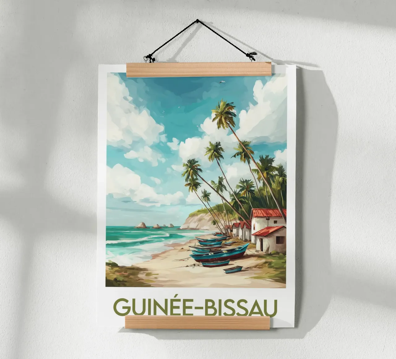 Manifesto della Guinea-Bissau poster da Frame the World