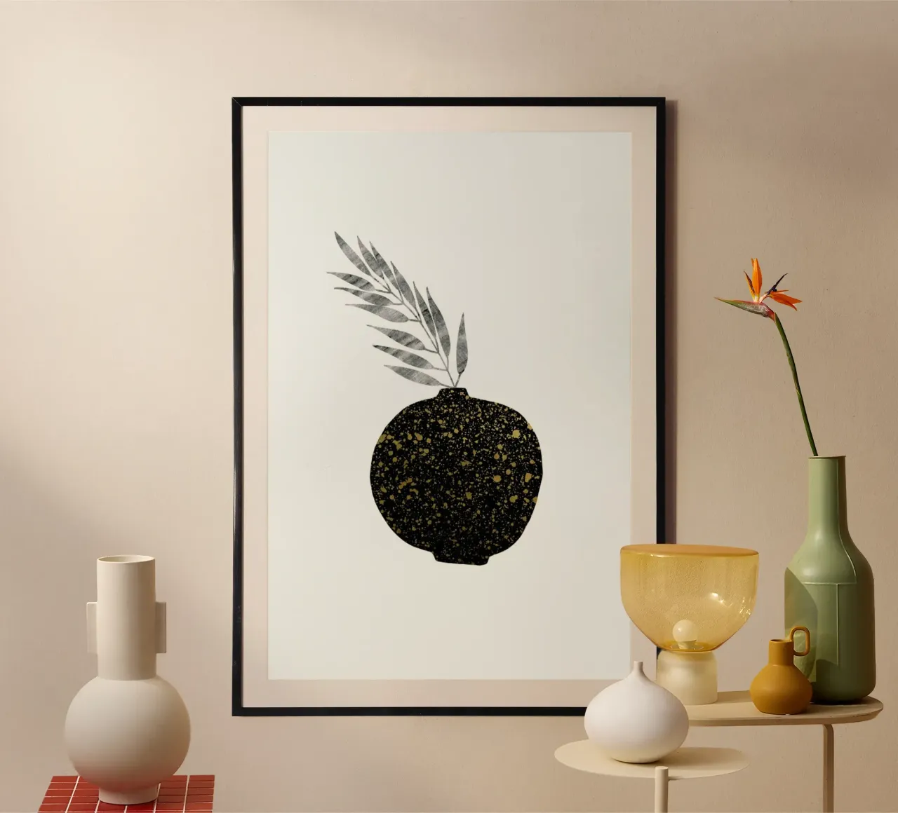 Urban Vases No. 11 poster con telaio in plastica da typealive