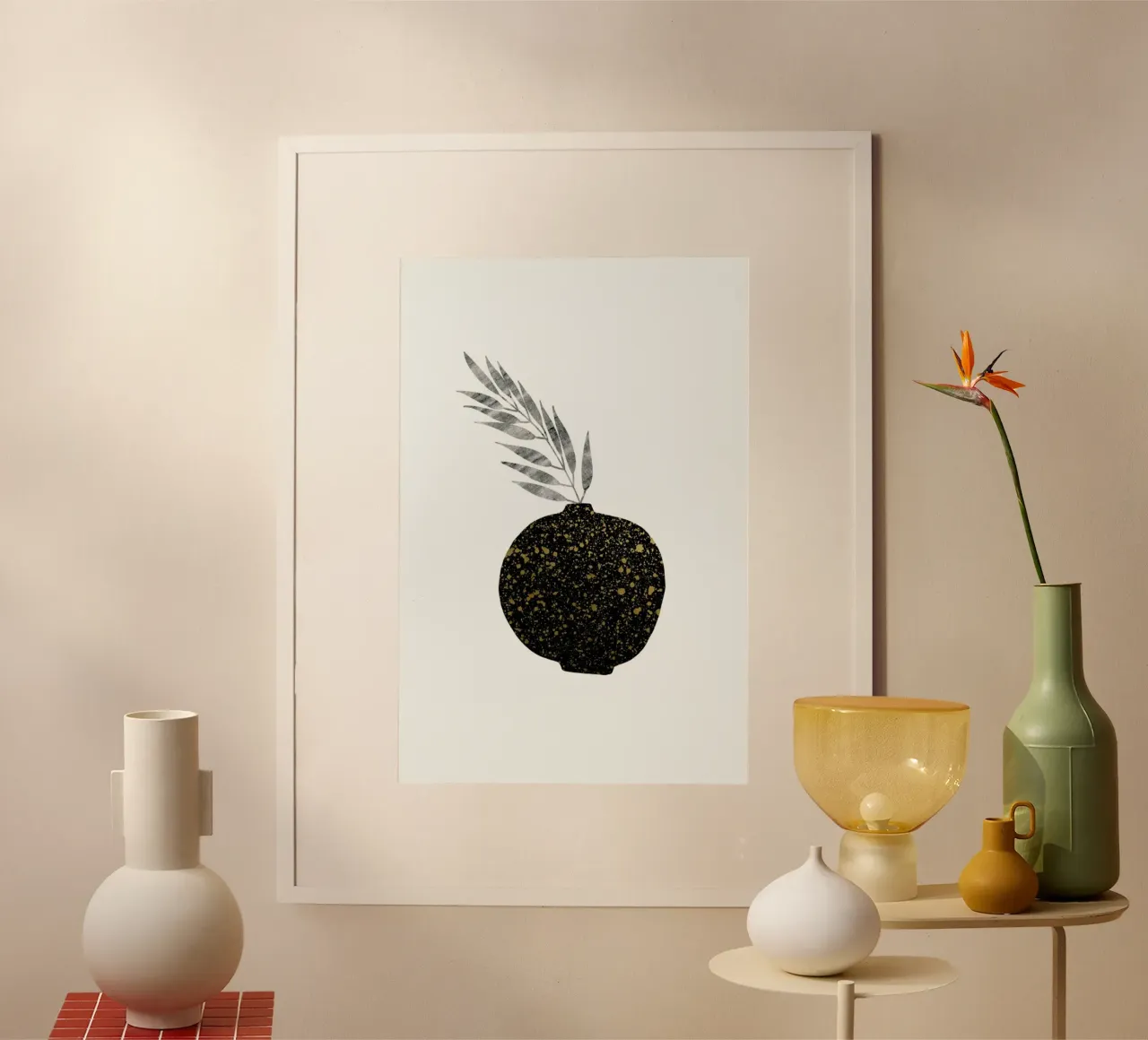 Urban Vases No. 11 poster con telaio in plastica da typealive