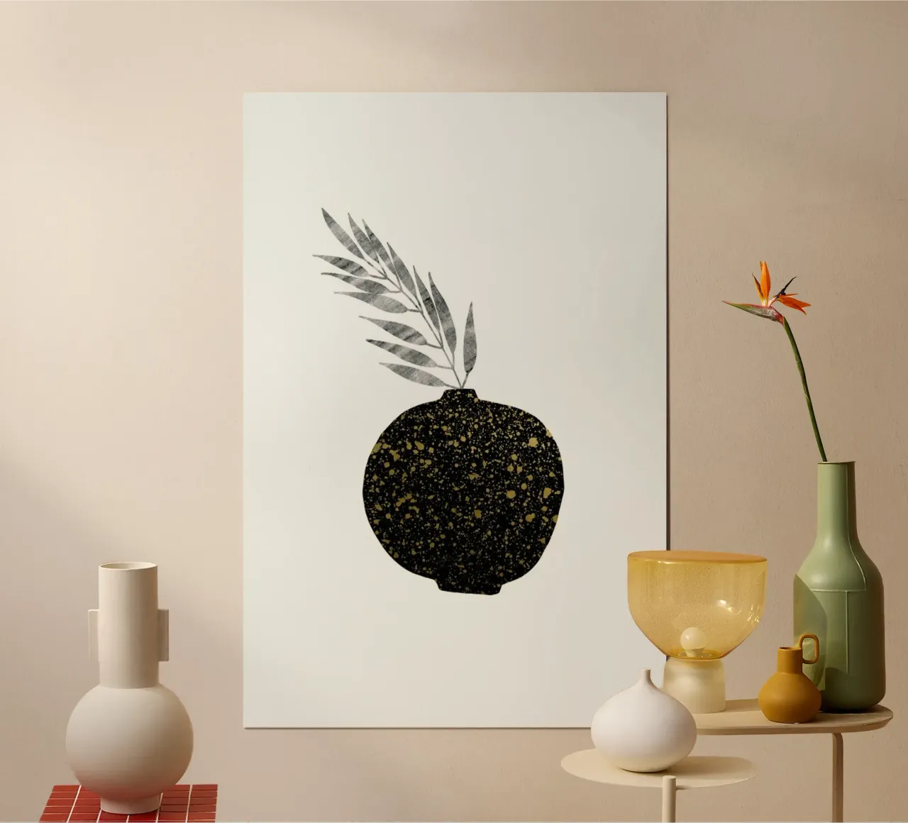 Urban Vases No. 11 poster con telaio in plastica da typealive