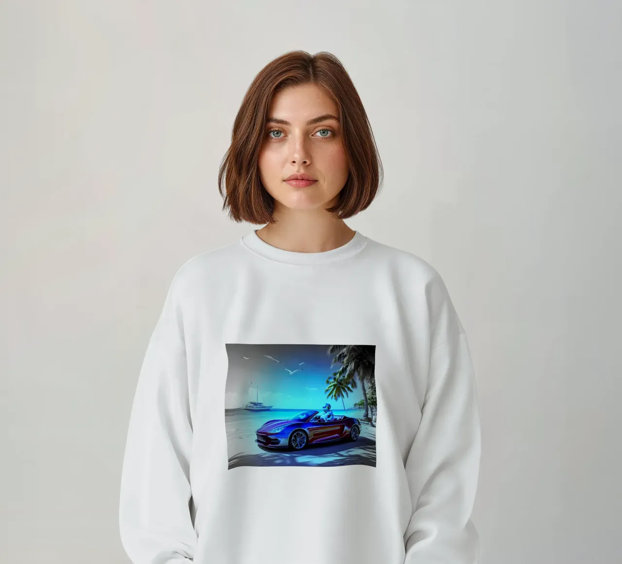 ROBOT AU VOLANT. NB PARTIEL. felpa da Thierry vobmann photography