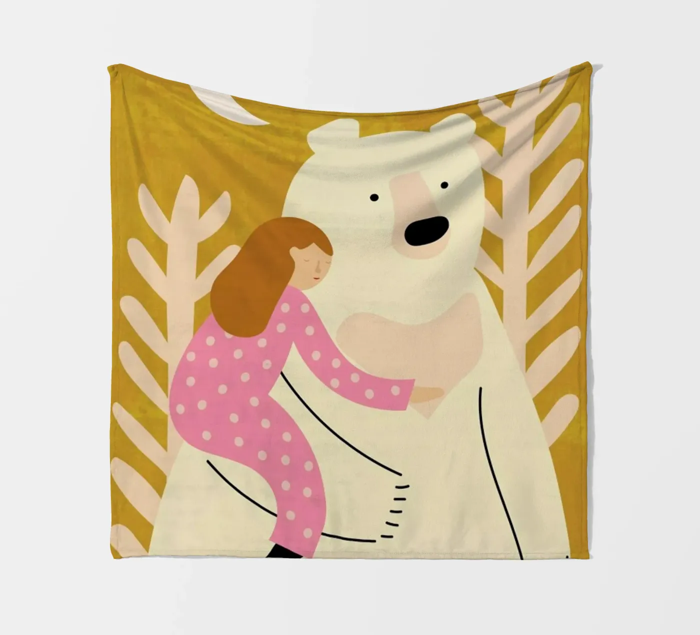 Bear Hug fleecedeken van Little Flourishes