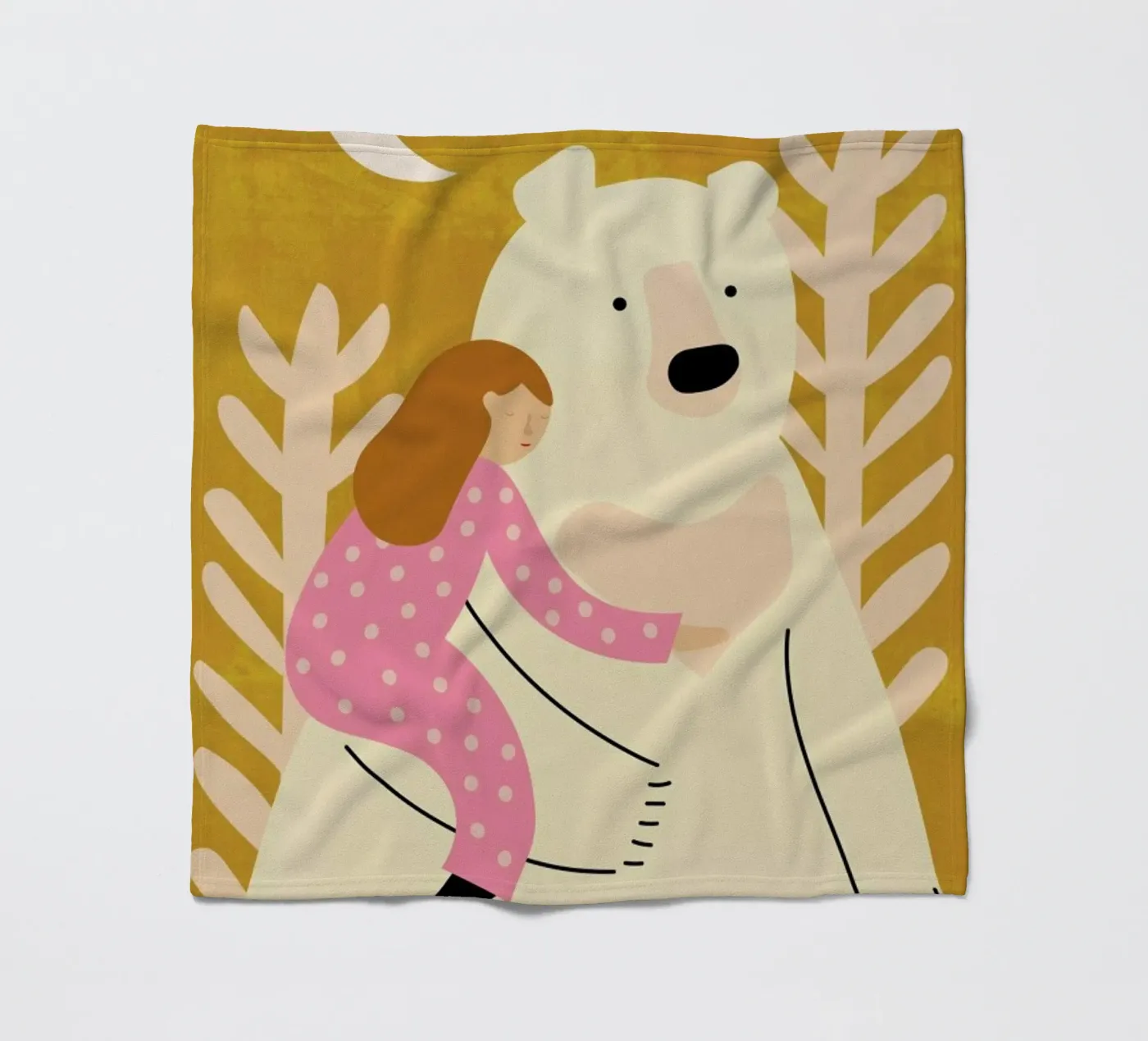 Bear Hug fleecedeken van Little Flourishes