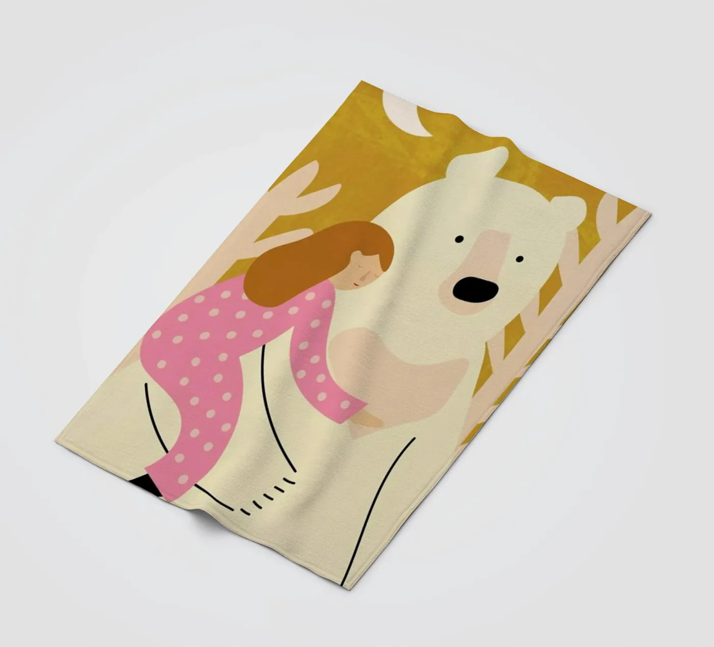 Bear Hug fleecedeken van Little Flourishes