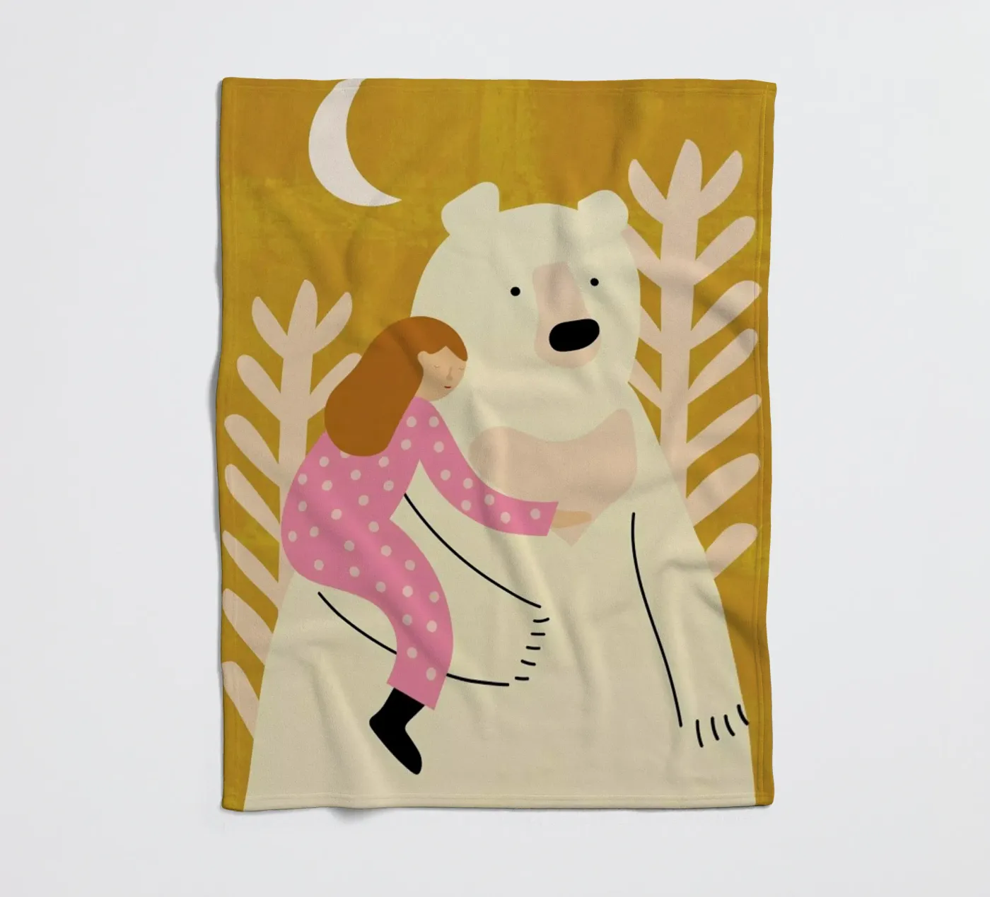 Bear Hug fleecedeken van Little Flourishes