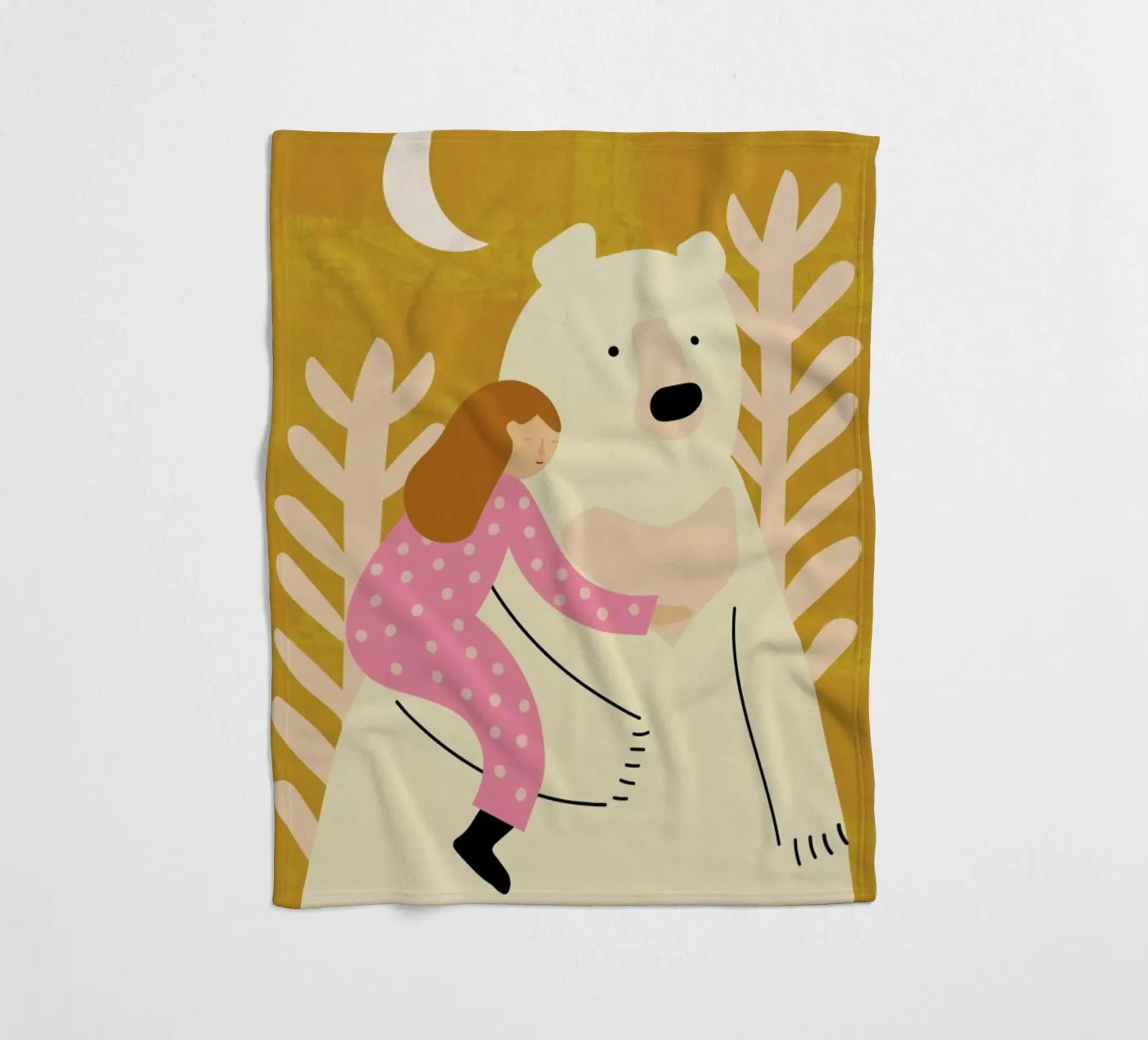 Bear Hug fleecedeken van Little Flourishes