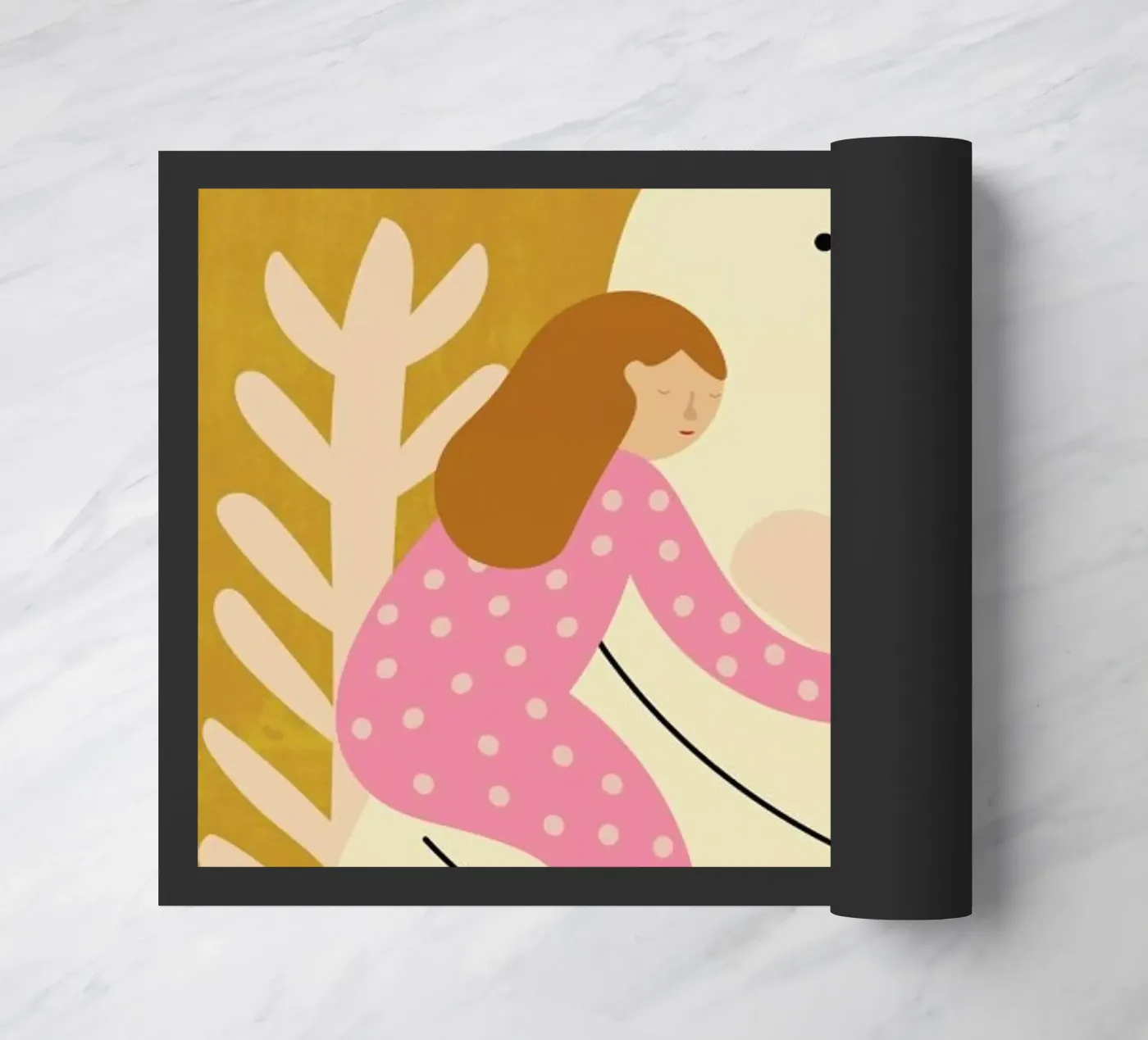 Bear Hug Fußmatte von Little Flourishes