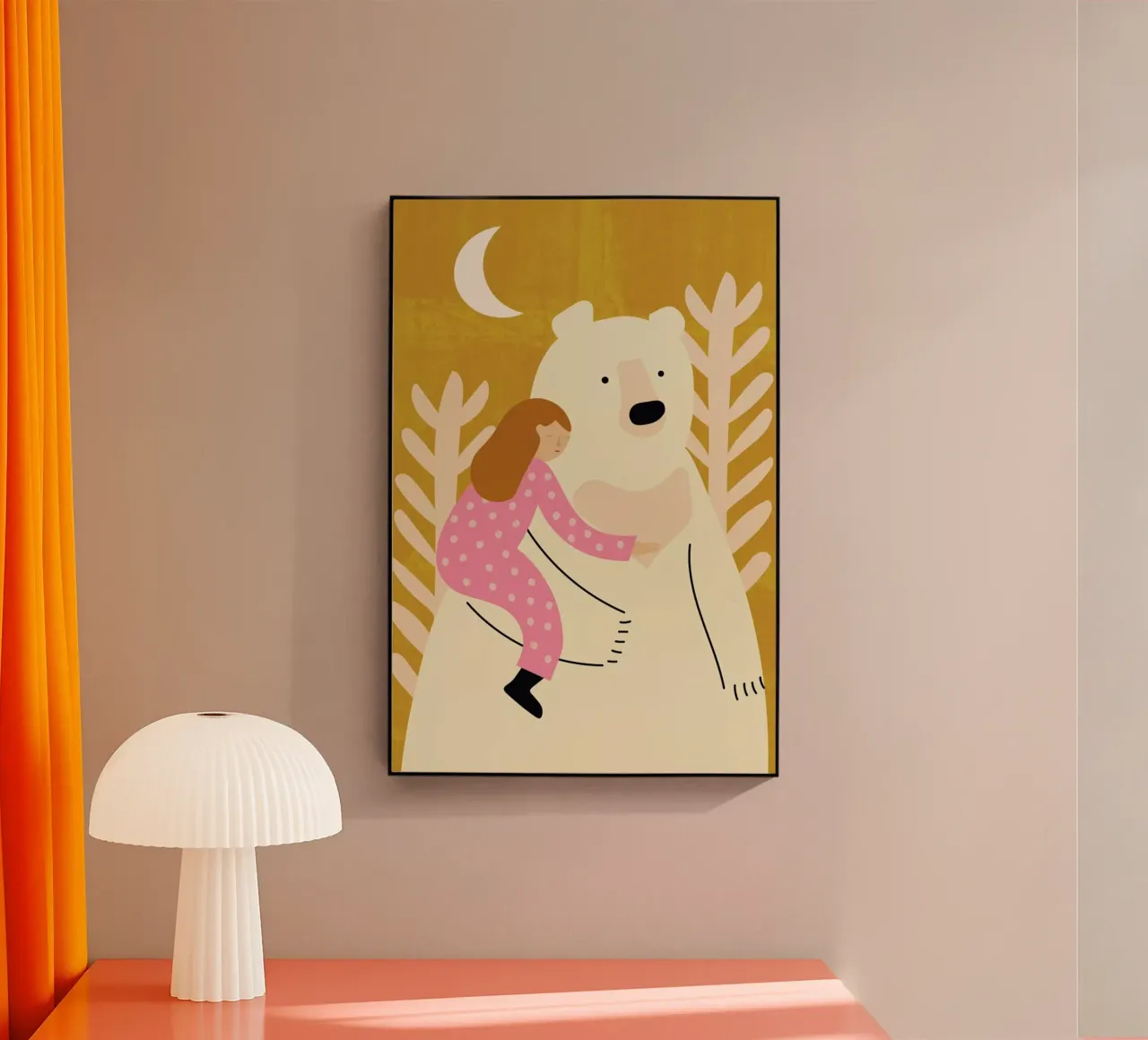 Bear Hug plexiglass da Little Flourishes