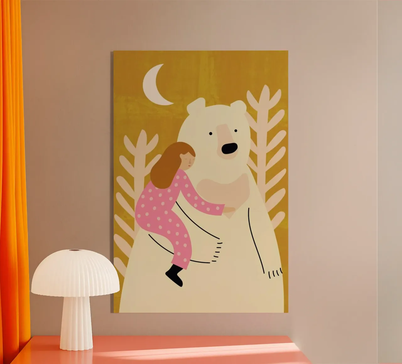 Bear Hug plexiglass da Little Flourishes