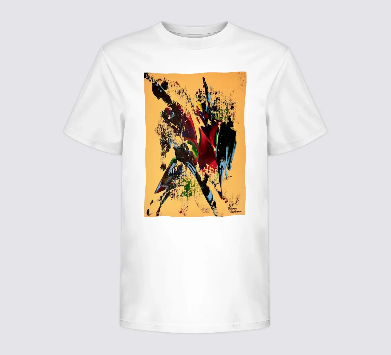 MESSAGE FROM THE HEART 6 t-shirt bambini da Thierry Vobmann Abstract painting