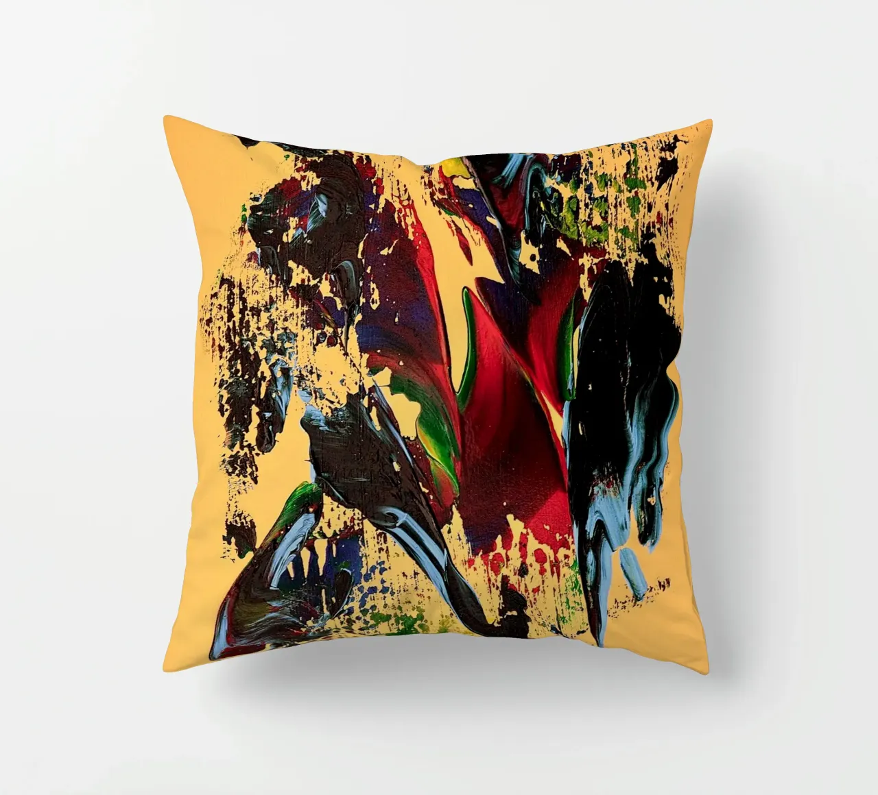 MESSAGE FROM THE HEART 6 cuscino da Thierry Vobmann Abstract painting