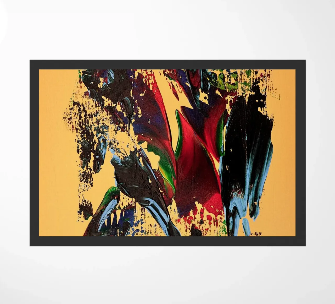 MESSAGE FROM THE HEART 6 zerbino da Thierry Vobmann Abstract painting