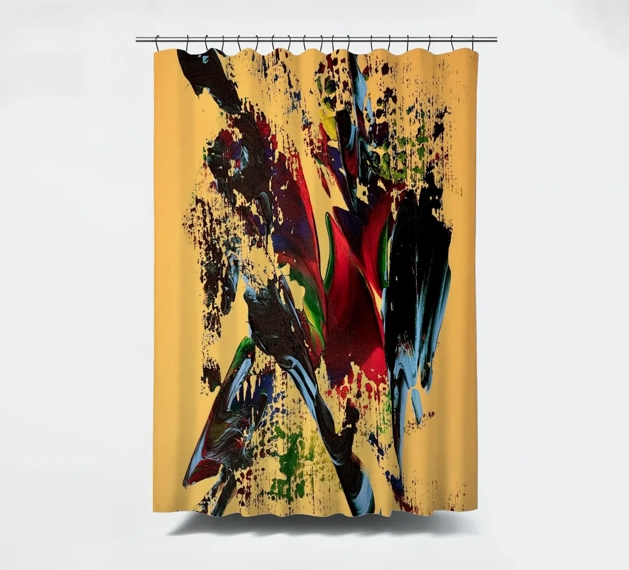 MESSAGE FROM THE HEART 6 tenda da doccia da Thierry Vobmann Abstract painting