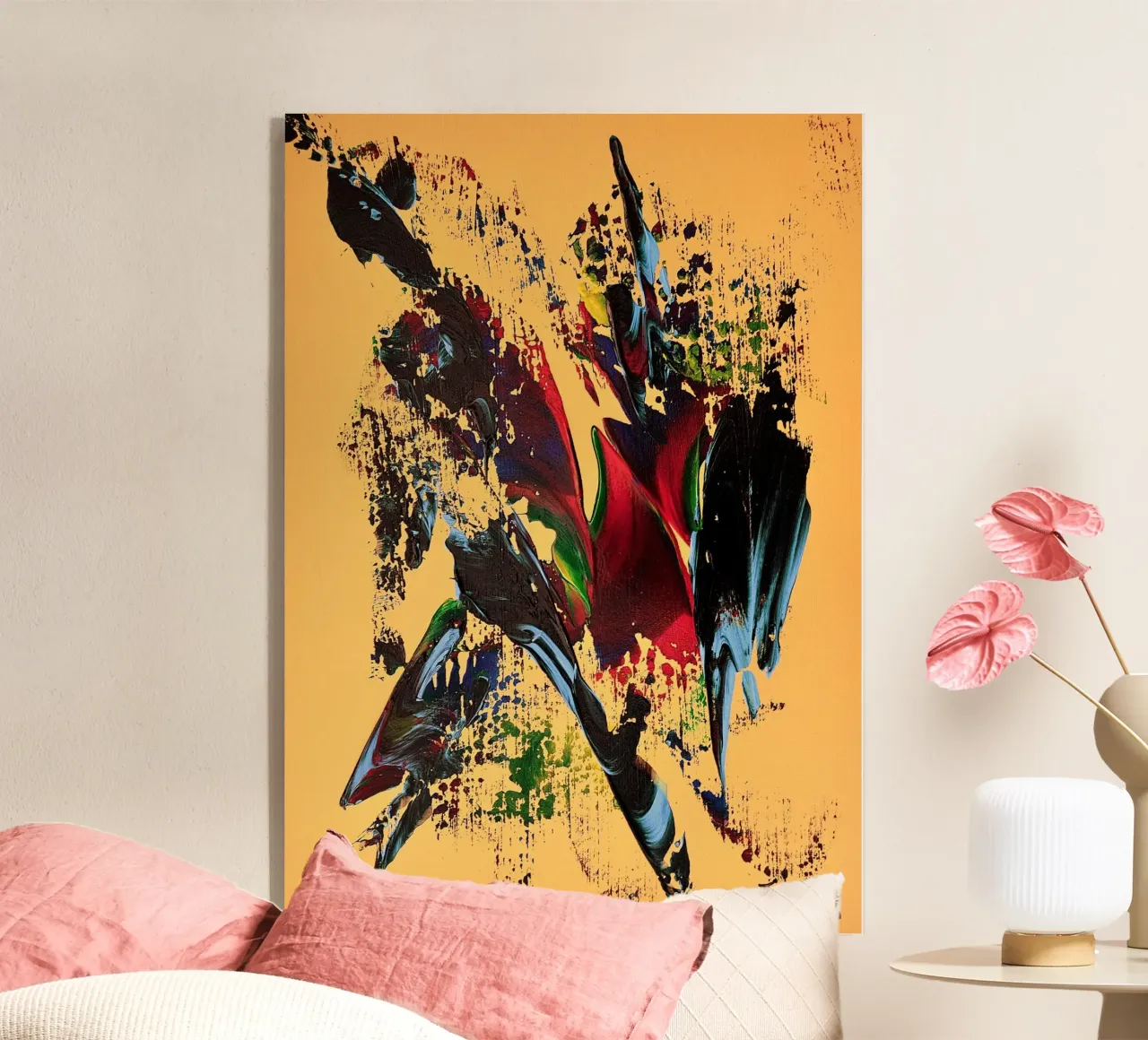 MESSAGE FROM THE HEART 6 plexiglass da Thierry Vobmann Abstract painting