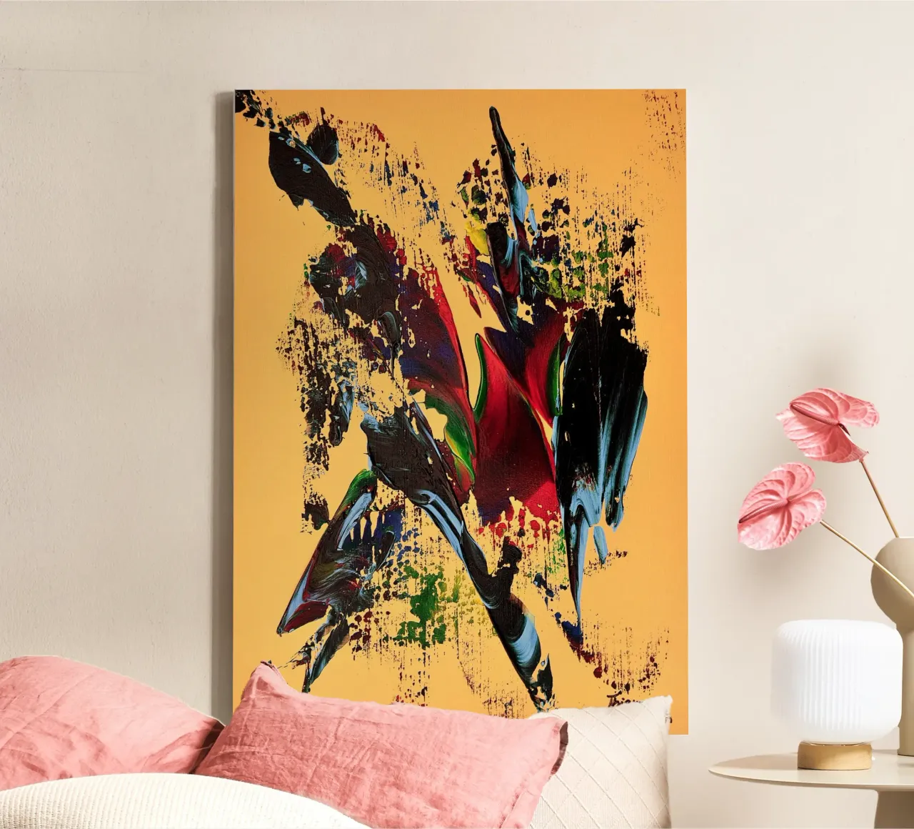 MESSAGE FROM THE HEART 6 tela da Thierry Vobmann Abstract painting