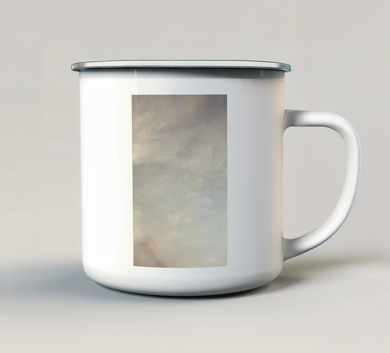 Creamy Skies tazza in smalto da Sebastian Hilgetag