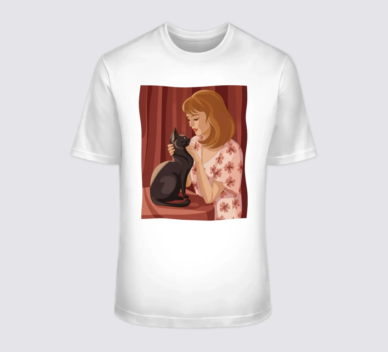 Tenero affetto per i gatti t-shirt da Nebula Verse