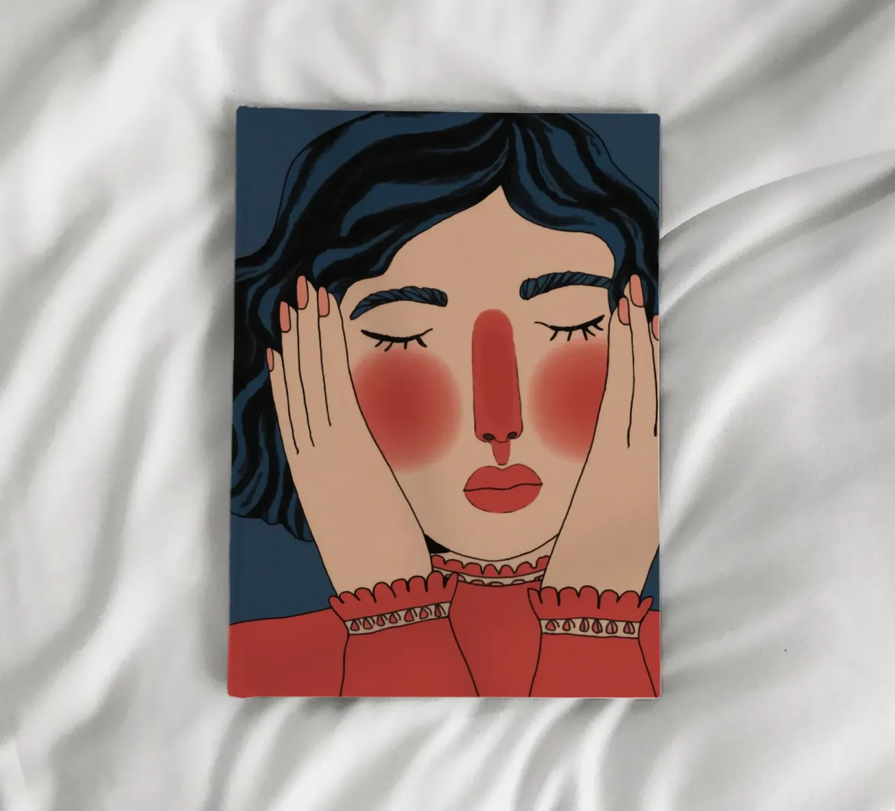 Hidden Face Mystery notebook by Nebula Verse
